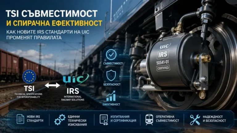 TSI съвместимост и спирачна ефективност: Как новите IRS стандарти на UIC променят железопътния сектор (Част I)efektivnost uic irs